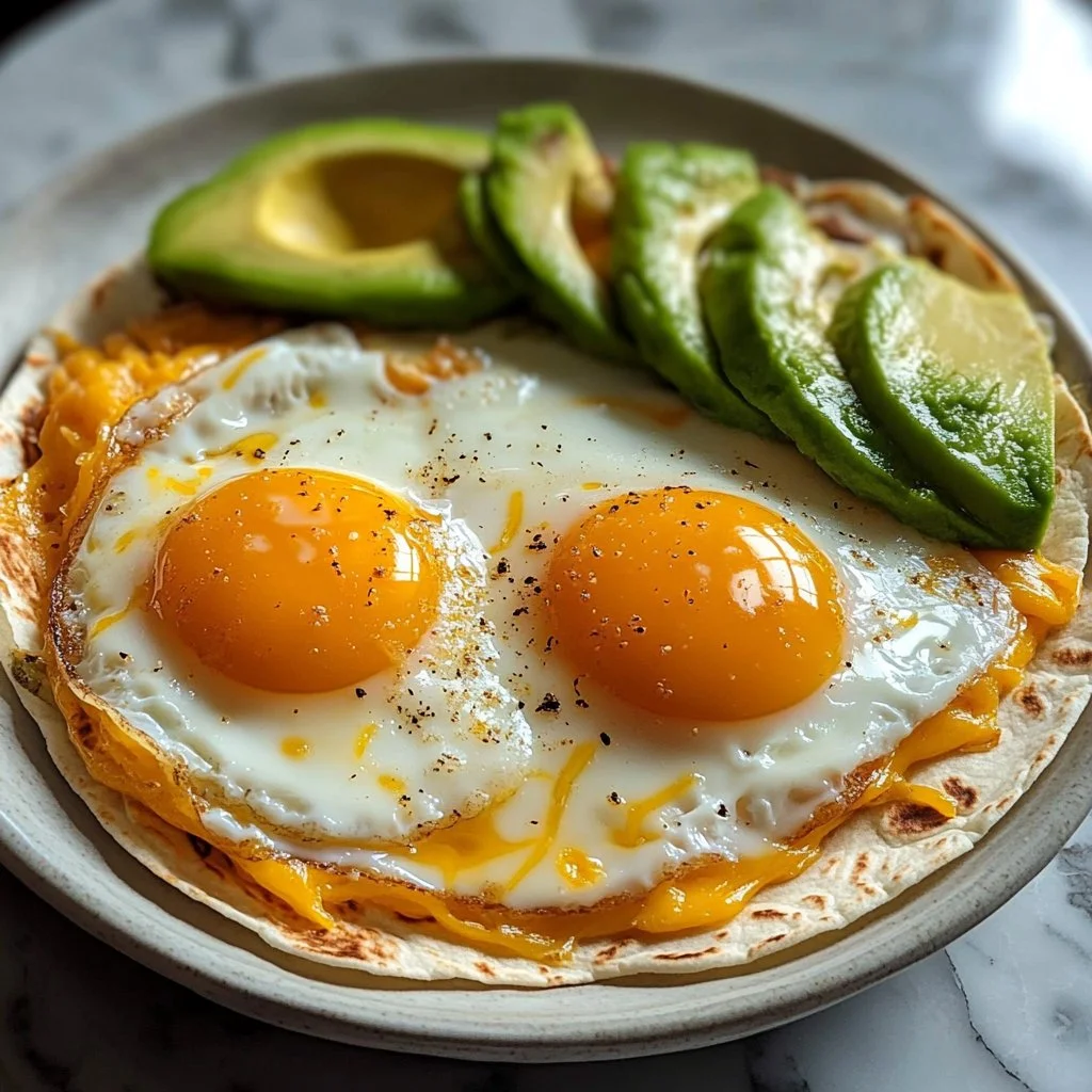 Fried Egg Quesadilla