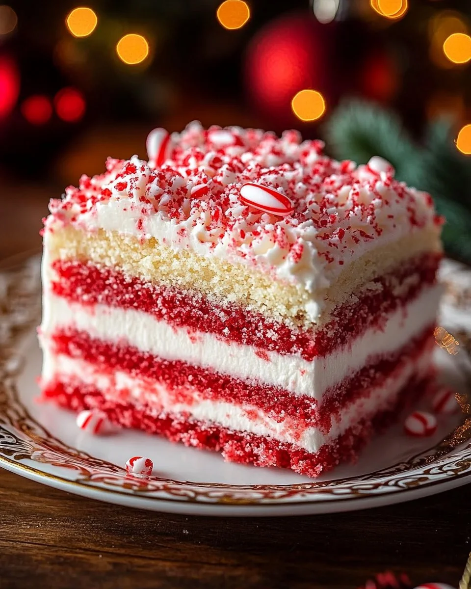 Irresistible Peppermint Poke Cake – Perfect for the Holidays