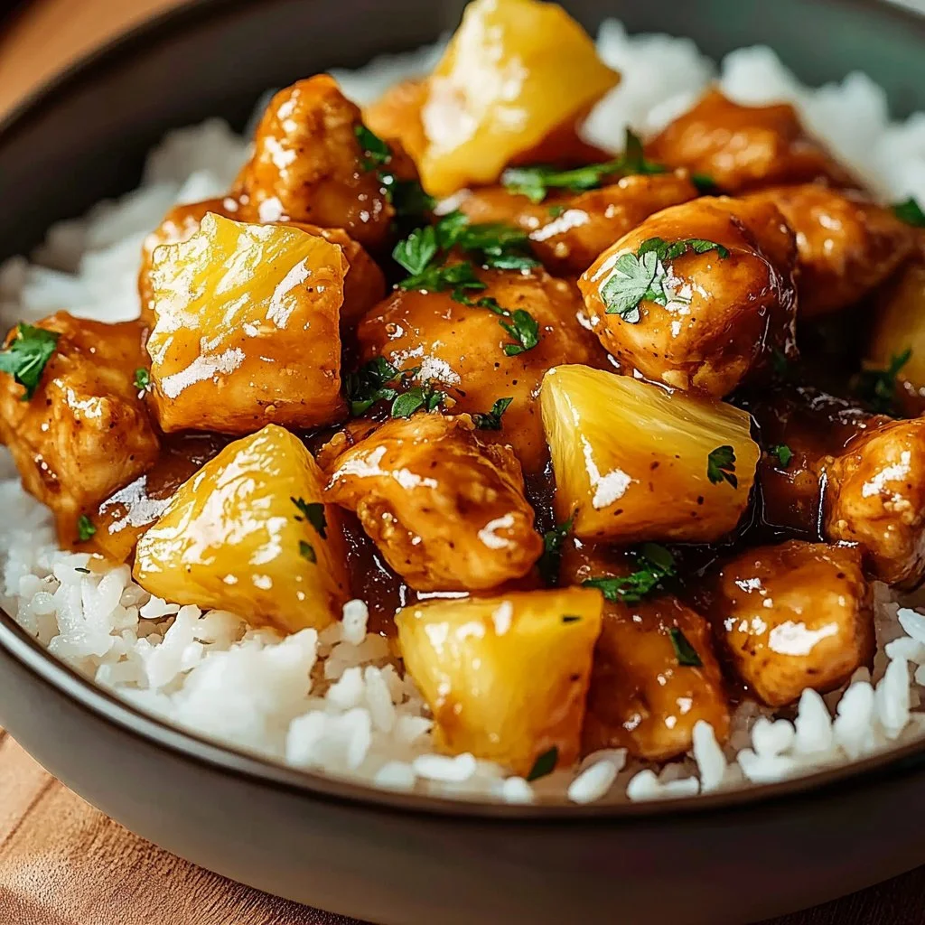 Pineapple Chicken and Rice
