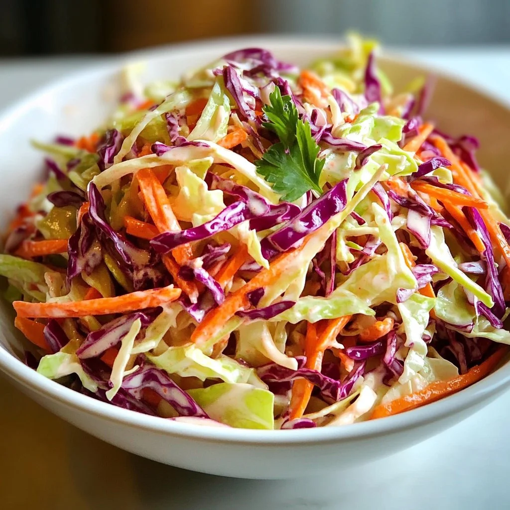 Zesty Apple Cranberry Coleslaw